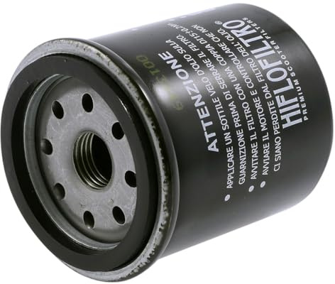 HIFLOFILTRO HF183 Ölfilter kompatibel mit VESPA GTS SUPER SPORT I.E. 300 | Baujahre 2013-2017; Piaggio 125-300 Leader; Vergleichsnummern Italjet 210483727, Malaguti 46400200, Piaggio 483727, 82365R