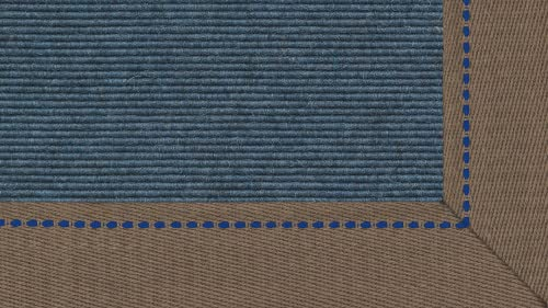Tretford Teppiche mit Bordüre aus Leinen 4 Meter Breit Farbe tretford Leinenbordüre Lh_516_514, Größe 350cm