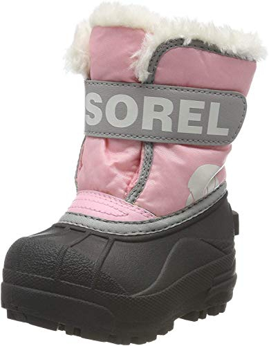 Sorel KIDS SNOW COMMANDER Schneestiefel für Unisex Kinder, Rot (Cupid) - Toddler, 21 EU