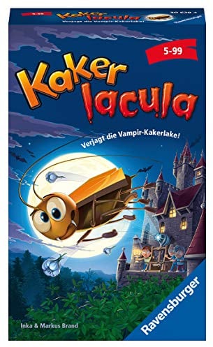 Ravensburger®, Kinderspiel Kakerlacula, 20638, kooperatives Wettlaufspiel ab 5 Jahren