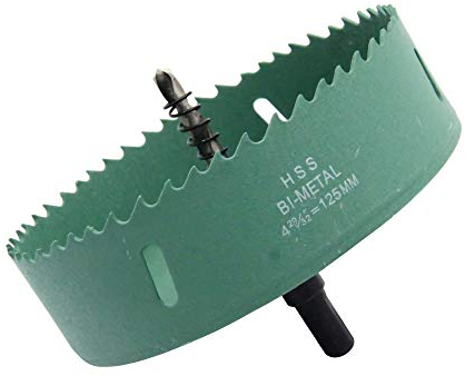 Scie cloche 120mm, mèche LAIWEI pour percer des trous dans le bois, les plaques de plâtre, les profilés en aluminium, le PVC et d'autres matériaux, outils de perçage