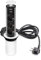 Emuca - Pop up power tower with 3 EU sockets and 2 USB charging ports, pull up socket with usb for kitchen worktop or desk table, White painted, Plastic and Aluminium