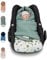 ULLENBOOM Einschlagdecke Babyschale, 100% OEKO-TEX Materialien, Salbeigrün-Regenwald (Made in EU) - Babydecke für Kindersitz oder Kinderwagen, Ideal für Herbst und Winter