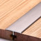 Doorway Threshold Strip 1m/1.1m/1.2m/1.3m/1.4m/1.6m/1.7m long, Floor Transition Strip for Concrete/Stairs/Indoor/Gym, Reducer Flute T Molding (Color : Gray1, Size : 140cm/55IN)