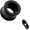 Flexi Flesh Tunnel 4,0-24,0 mm aus Silikon FARBWAHL Ohrschmuck Piercing (8,0 mm, Schwarz)