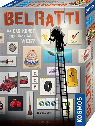 KOSMOS 683320 Belratti, Ist das Kunst oder kann das Weg, Kartenspiel, Kooperatives Bild-Assoziationsspiel, 3 bis 7 Personen ab 8 Jahren