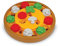 BrightKins Pizza-Party Leckerli-Puzzle für Hunde, interaktives Spielzeug für Hunde, Rutschfester Leckerli-Spender, Hundespielzeug für geistige Stimulation und langsames Füttern, 1 Stück