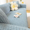 TANYAZ Stretch Sofa überzug, Bubble Yarn Sofabezug Stretch Sofa Überzug Universal Couchbezug Für 1/2/3/4/5 Sitzer,Waschbarer, kratzfester rutschfest (Color : Blue, Size : 3 Seater)