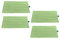 Generico 4 panni in microfibra compatibili per folletto sp600/60ss