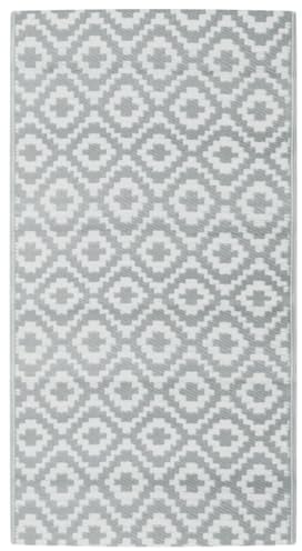 vidaXL Outdoor-Teppich ARAKIL Grau 80x150 cm PP