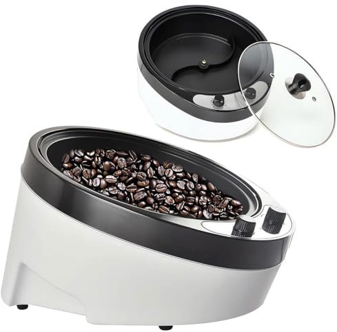 Tostador de café para el hogar, Tostadora de café de 1800 W, Tostadora de Granos de café eléctrica para el hogar, Tostadora de Granos de café eléctrica, Máquina para Hornear y tostar Granos de café