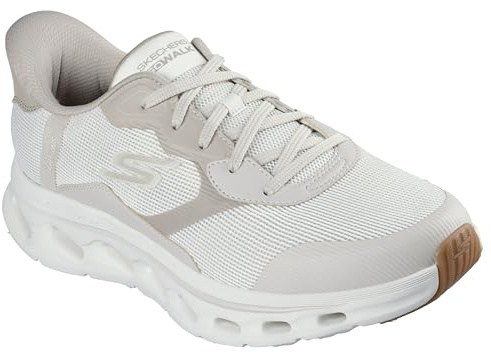 Skechers Hands Free Slip-ins Go Walk Glide-Step 2.0, Zac-Sneaker für Herren | Freihändige Slip-Ins, luftgekühlte Goga-Matten-Einlegesohle, Glide-Step-Zwischensohle, Ultra-Go-Dämpfung, maschinenwaschbar