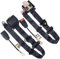 H-YEEU Ceinture de sécurité à 3 points, ceinture de sécurité télescopique automatique pour voiture, accessoires de voiture de remplacement universels pour enfants et adultes
