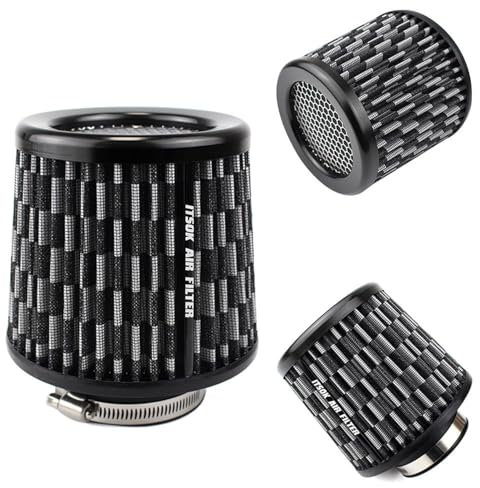 76 mm, testa a fungo modificata per auto, filtro dell'aria, testa a fungo, elemento filtro dell'aria universale, filtro dell'aria sportivo, testa a fungo ad alto flusso, filtro dell'aria (modello in