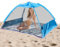 Sun Shelter, plage - Plage pop up toit de soleil | Protection UV à baldaquin portable, simple parasol 2 3 4 personnes pour extérieur, pique-nique, voyage, cour