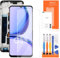 Pantalla LCD para Oppo Realme C53 RMX3760 Reemplazo de la pantalla para Realme C53 Pantalla de Cristal Touch Screen Digitalizer Assembly con herramientas (6,74 pulgadas, negro con marco)
