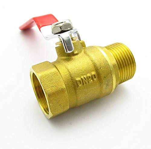 Metallkugelhähne, 1 Stück hydraulische Schwimmkugel aus Edelstahl, DN40-Kugelhahn aus Edelstahl mit Flansch, Durchflussregelventil for Wassertanks (1/4 Zoll)(1)