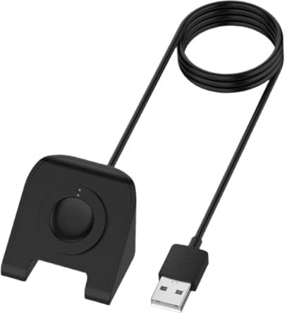 VILLCASE Ladegerät Halter für Fossil Gen Gen Smartwatch Kompakter USB Ladeadapter Tragbares Design für Büro Reisen aus Langlebigem TPE Material Kompatibel mit USB Fähigen Geräten