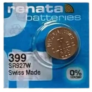 Watch Batteries 1.5V & 3V – Silver Oxide and Lithium Coin Cell Button Batteries – Suitable for Analog & Digital Watches (1, 399 (SR927W))