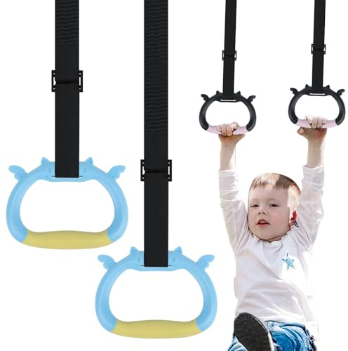 SGYKJ 2 Pairs Gymnastic Rings, Gymnastics Rings Set