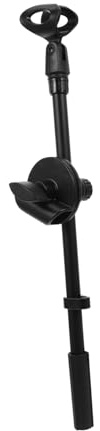 TOPBATHY Metall Mikrofonarm Klappbarer Dual boom für Home Studio Drehbar Robustes Stativ zubehör Praktische und Langlebige Mikrofonhalterung