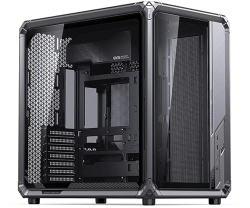 Jonsbo X400 Pro PC-Gehäuse Grau – ATX Midi-Tower, Aluminium, Tempered Glass, 360 mm Radiator, bis 427 mm GPU, USB-C