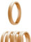 Ring - Edelstahl - 4 Breiten - Diamant - Rosegold [24.] - Breite: 3mm - Ringgröße: 62