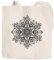 Jutebeutel Mandala Ornament Bohemian Boho Ethno Baumwolltasche Stoffbeutel Tragetasche Autiga® natur 2 lange Henkel