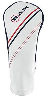 Ram FX Golf Club Headcovers For Hybrid Rescue, White