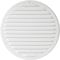 8 Inch / 200 mm White Vent Cover - Metal Round Soffit Grille - Louvered Air Return Grille - for Ceiling and Sidewall - Built-in Protection Screen Mesh - HVAC Ventilation