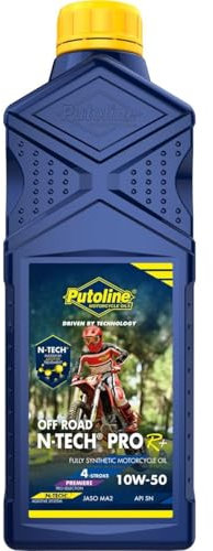 CGN HUILE MOTEUR 4T PUTOLINE Moto Nano TECH Off Road 4+ 10W50 100% SYNTHESE (1L)