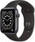 Apple Watch Series 6 (GPS, 44 mm) Cassa in alluminio grigio siderale con Cinturino Sport nero