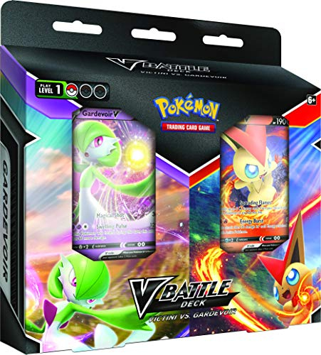 Pokémon- V Battle Deck—Victini vs. Gardevoir Baraja, Multicolor (290-80948)