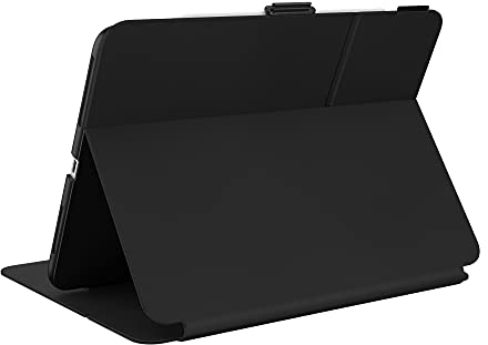 Speck Products Balance Funda Tipo Libro para iPad 2021/iPad Air (2020)/iPad Pro (2018-2020) 11 Pulgadas, con protección Microban, Negro/Negro