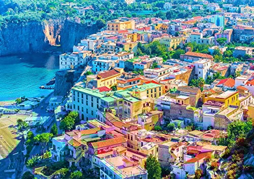 DevLeiHob 1000 Piece Puzzle - Jigsaw Puzzle for Adults & Kids - 27''x19'' - Coastal Town