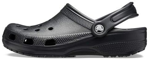 Crocs Unisex Classic Clogs Black Size 7 UK Men/ 8 UK Women