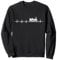 Herzschlag Modelleisenbahn Lokomotive Lok Modell Eisenbahn Sweatshirt