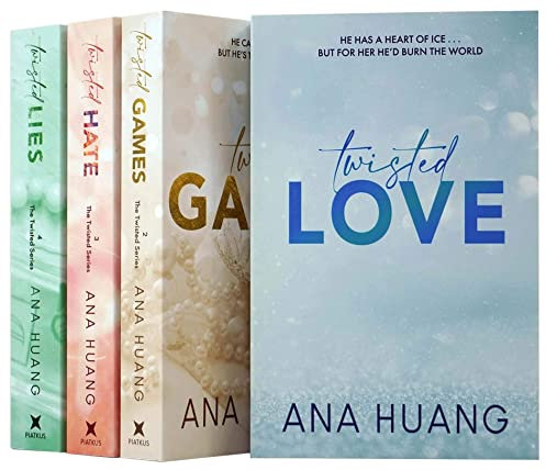 Twisted Series 4 Books Collection Set (Twisted Love, Twisted Games, Twisted Hate & Twisted Lies)