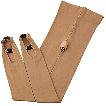 SM SunniMix Collant Patinage Artistique Fille, Collants Femme, Collant Chair Fille, Patinage Artistique Botte Collants Leggings Pantalons Porter des Pantalons pour Les Performances Patinage sur Glace