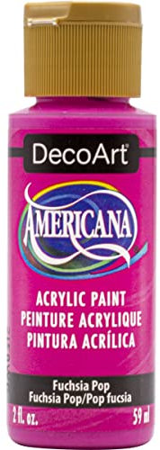 DecoArt Americana Acrylic Paint 2oz-Fuchsia Pop