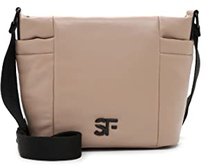 SURI FREY Baggy Handbag With Zipper M Taupe