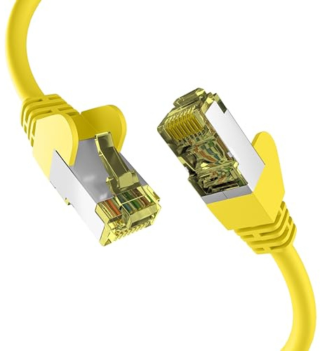 EFB-Elektronik - CAT. 6a Netzwerkkabel bis zu 10 Gbit - 30 m LAN Kabel Ethernet Kabel Patchkabel mit Klinken-/Knickschutz - RJ45 Anschluss, S/FTP PIMF Schirmung - Weiß