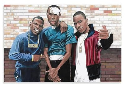 Filmposter Paid In Full Anime, Kunstposter, Wandkunst, Gemälde, Leinwand, Wanddekoration, Heimdekoration, Wohnzimmer-Dekor, ästhetische Drucke, 30 x 45 cm, ungerahmt