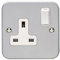 SHPELEC® Premium Metal Clad Switches and Sockets (1g Socket)