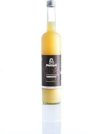 Pressbar Concentrato allo zenzero Danza del sole 500 ml | senza zucchero | Zenzero peruviano assaggiato con limone e lime