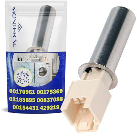 Temperaturfühler für NTC für das Heizelement einer Waschmaschine mit dem Originalcode 00170961 00175369 00154431 für Bosch für Siemens 429219 für Küppersbusch 02183895 00837088 für Quelle - MONTERAL