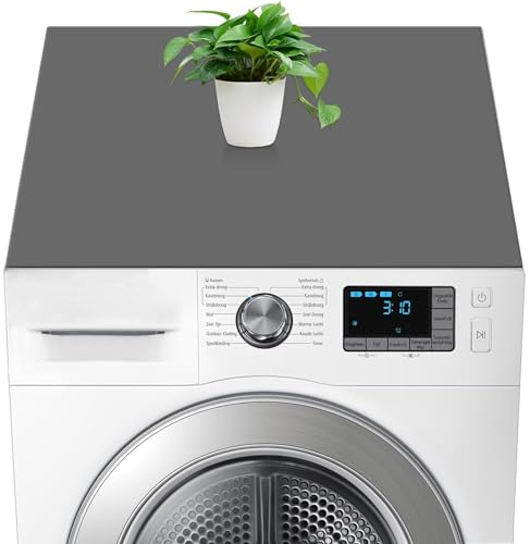 Housse de Machine à Laver, Housse de Protection Antidérapante et Anti-poussière pour Machine à Laver ou Sèche-linge, pour Maison, Buanderie, Cuisine, 60x60cm