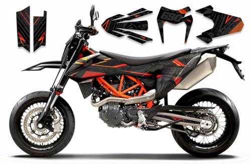 racestyles Dekor passend für KTM 690 SMC-R 2019 2020 2021 2022 2023 2024 Stripe Edition (orange)
