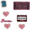 testlili 7pcs Embroidery Applique Patches - Iron On Stickers for DIY T-Shirt, Clothing, Mask, Jeans, Backpack, Hats, Pillow