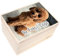 Creative Deco Personalisierte Geschenke Fotogeschenke Holzkiste | Dein eigenes Foto und Bild Individuelles Geschenk | Geschenkkiste Geschenkbox | Für Frauen, Männer und Paar | 40 x 30 x 24 cm